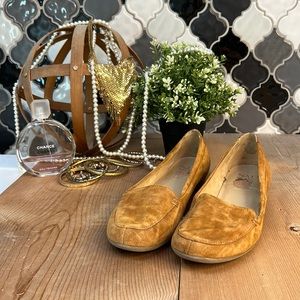 Camel Suede Flats